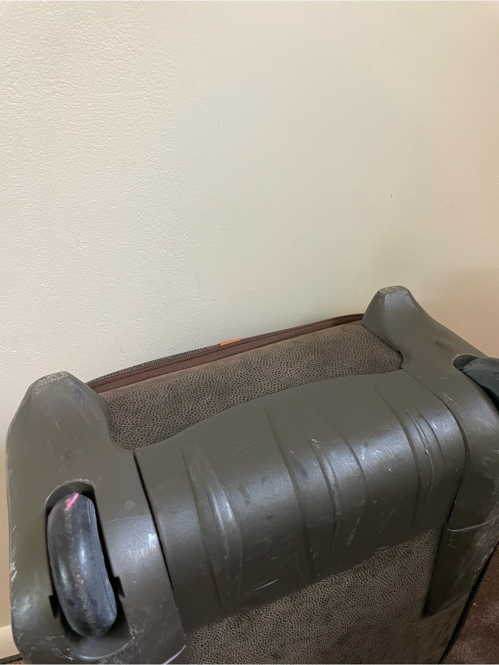 Bric's Dark Brown and Orange Carry-On Suitcase - Picture 15 of 16